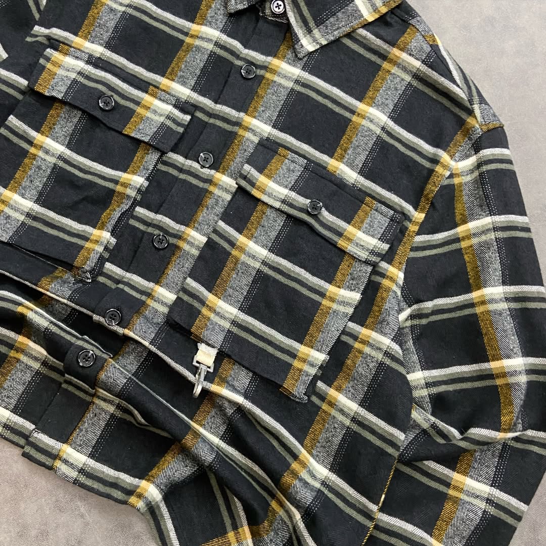 Cropped Flannel Hardware shirt