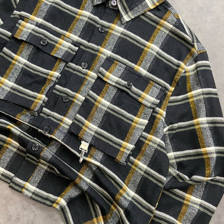Cropped Flannel Hardware shirt