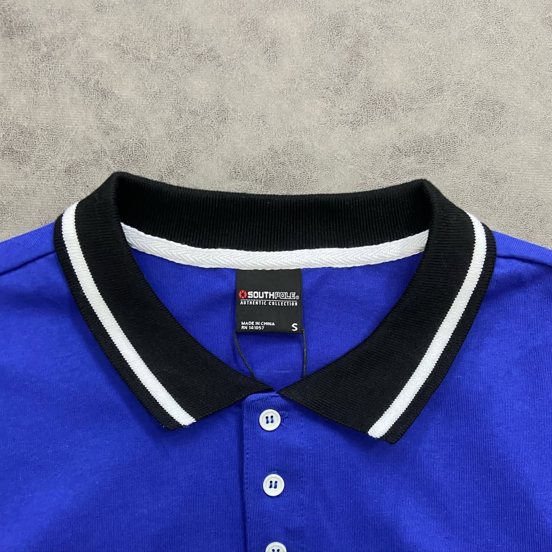 Southpole Long Sleeve Logo Polo