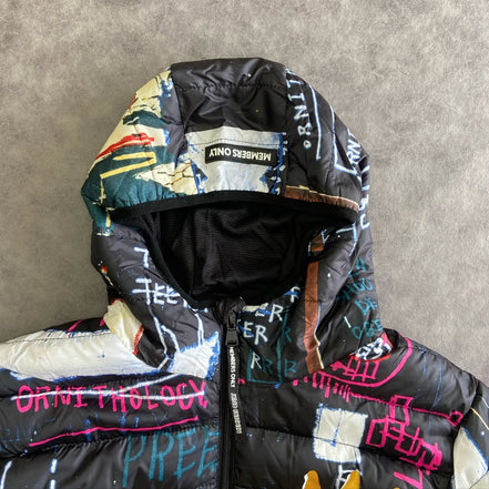 Members Only Jean Michel Basquiat Puffer Jacket