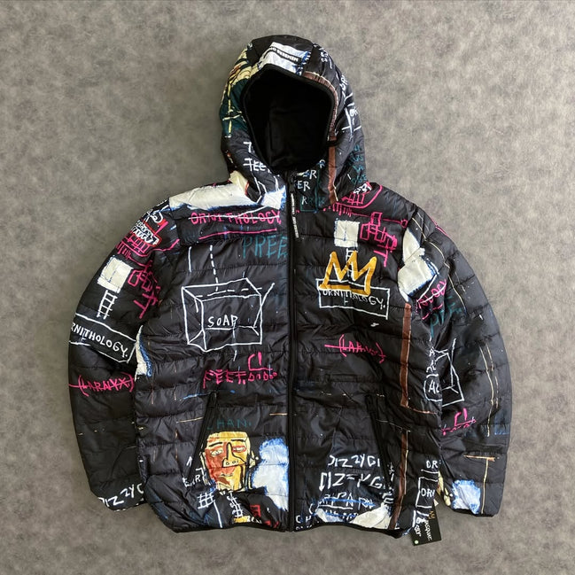 Members Only Jean Michel Basquiat Puffer Jacket
