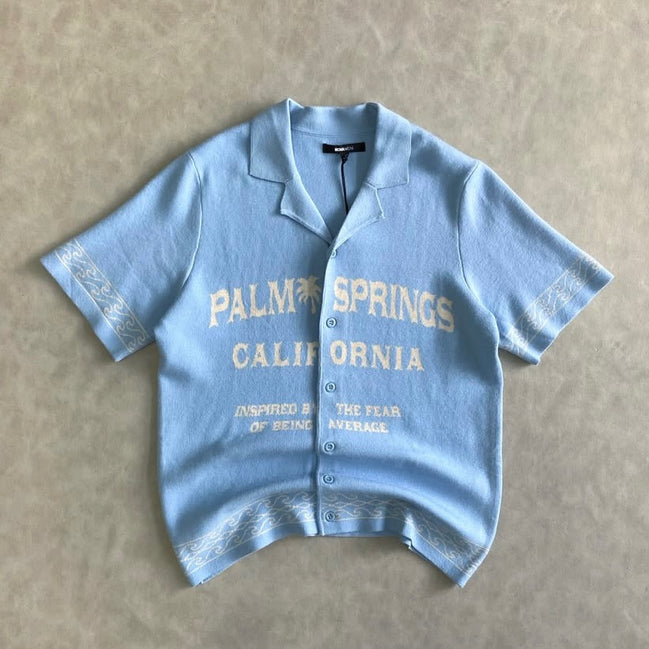 Palm Beach Club Short Sleeve Knitted Cuban