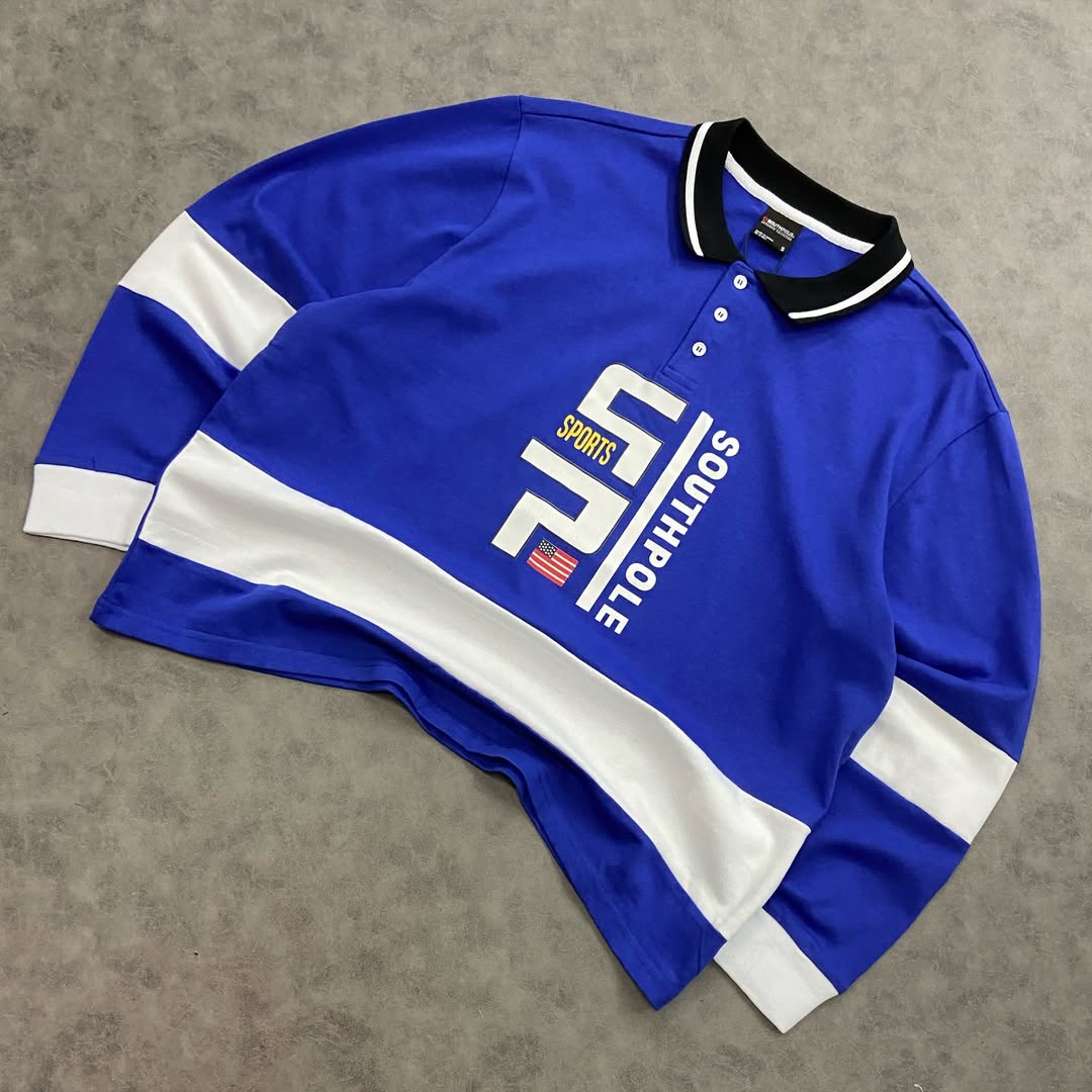 Southpole Long Sleeve Logo Polo