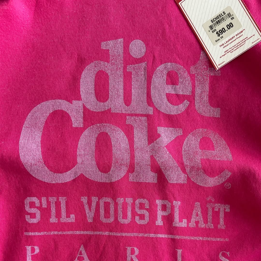 Diet Coke Pink Crewneck