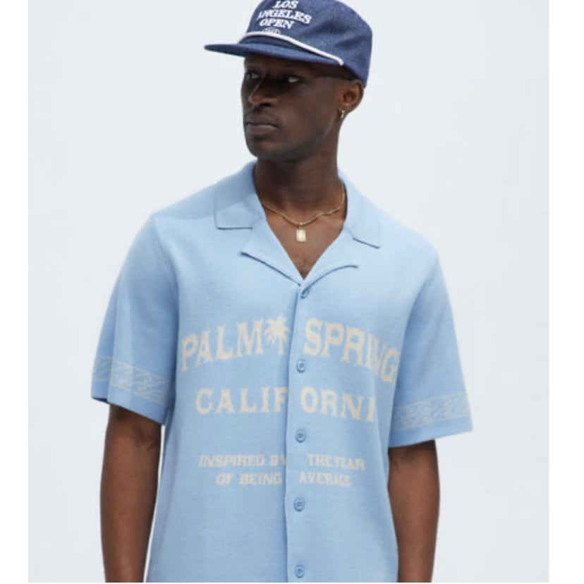 Palm Beach Club Short Sleeve Knitted Cuban