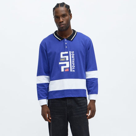 Southpole Long Sleeve Logo Polo