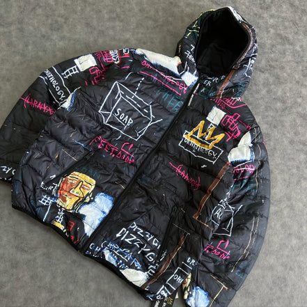 Members Only Jean Michel Basquiat Puffer Jacket