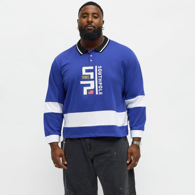 Southpole Long Sleeve Logo Polo