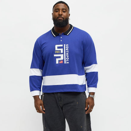 Southpole Long Sleeve Logo Polo