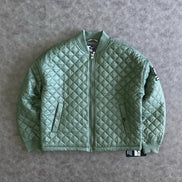 Quilted Bomber Jacket