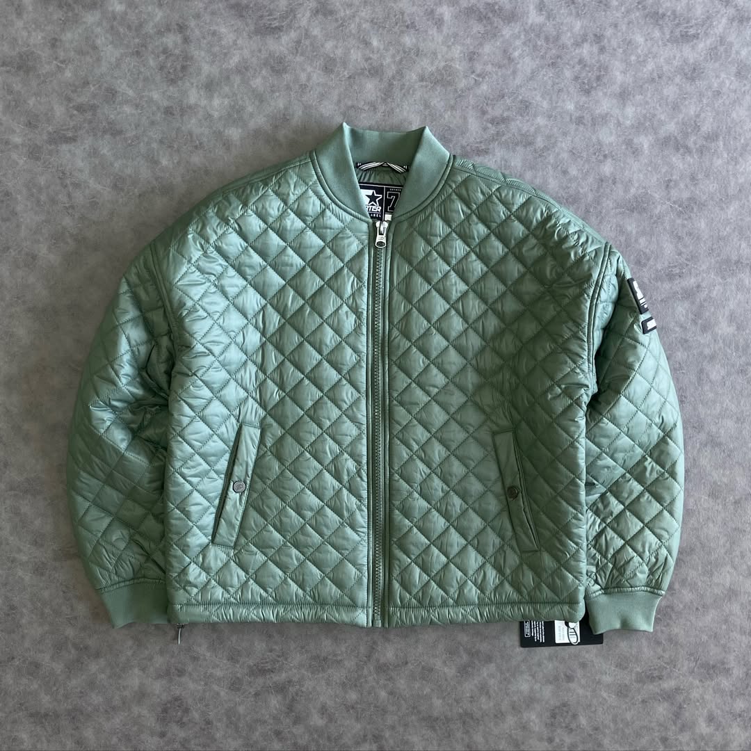 Quilted Bomber Jacket