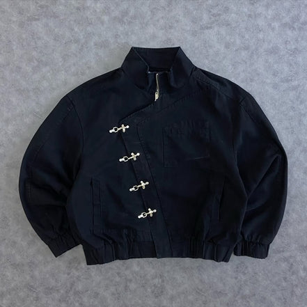AELFRIC EDEN METAL BUTTON BOXY JACKET