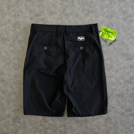 BOOYAA BIRDIE BREATHER - GOLF SHORTS - BLACK