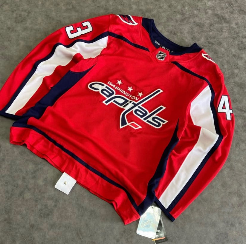 Washington Capitals Tom Wilson adidas Red Home Authentic Player Jersey