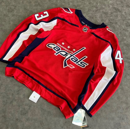 Washington Capitals Tom Wilson adidas Red Home Authentic Player Jersey