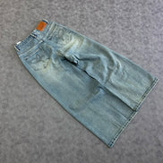 AELFRIC EDEN BAGGY FRINGE JEANS