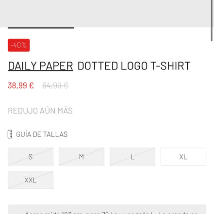 DAILY PAPERDOTTED LOGO OVERSIZED T-SHIRT