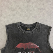 Whashed Lip Print TankTop
