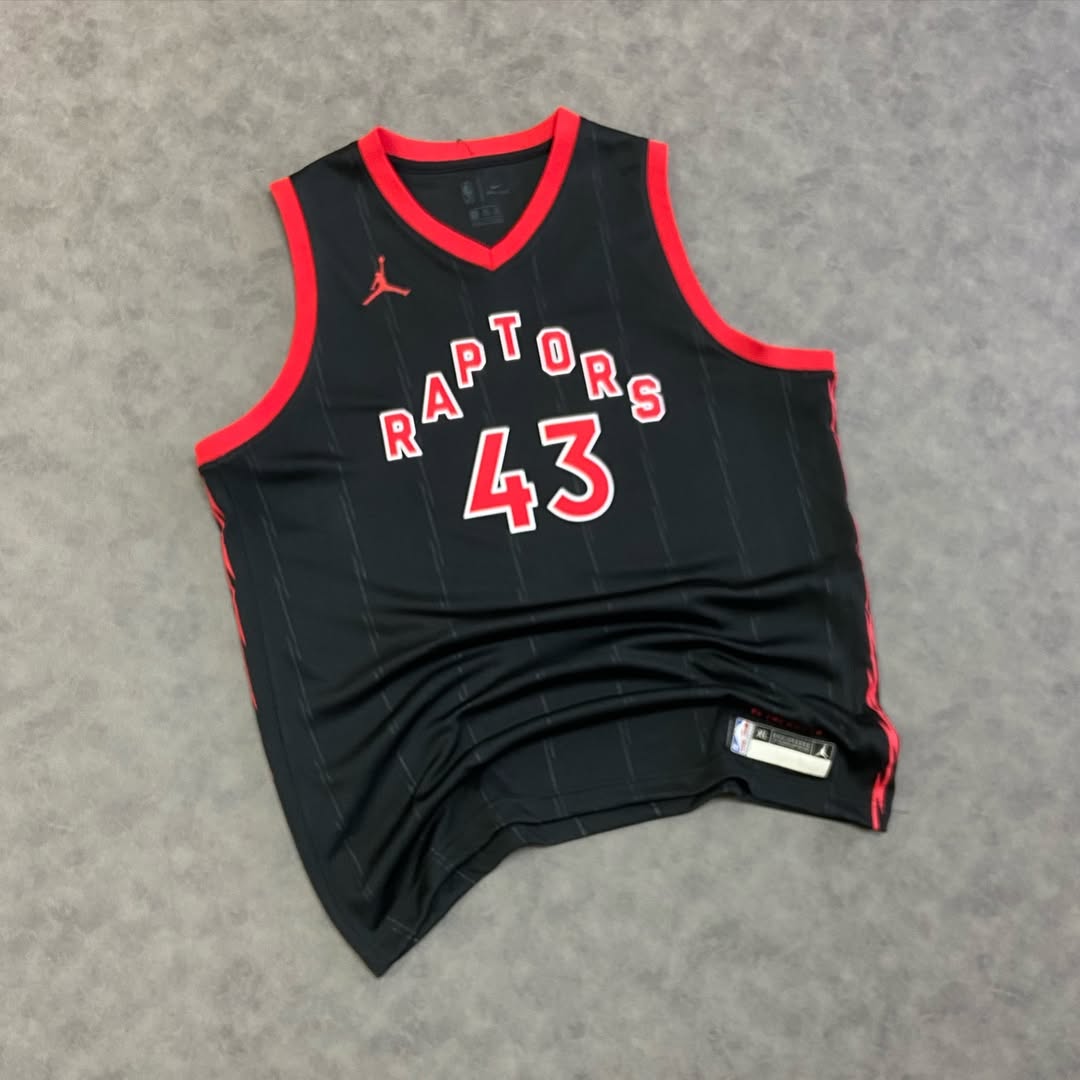 Pascal Siakam Black Toronto Raptors Swingman Jersey - Statement Edition