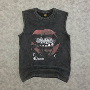 Whashed Lip Print TankTop
