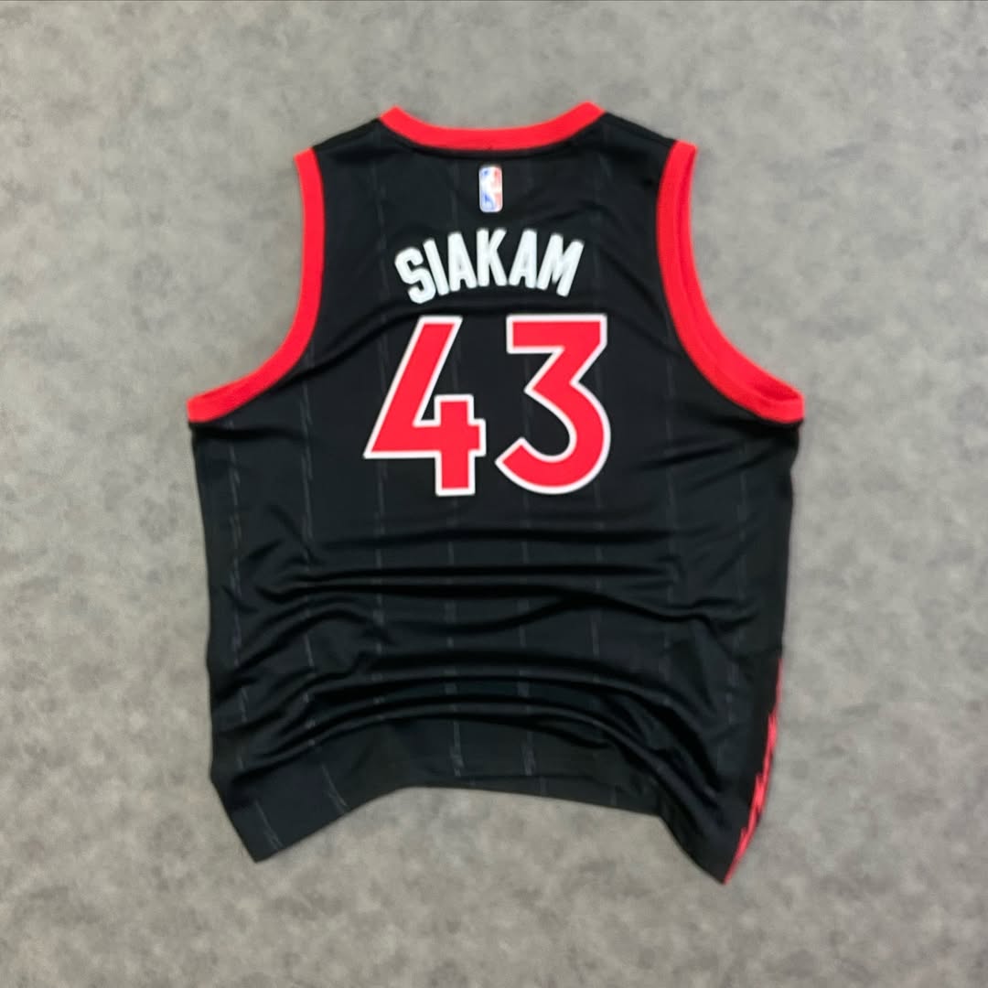 Pascal Siakam Black Toronto Raptors Swingman Jersey - Statement Edition