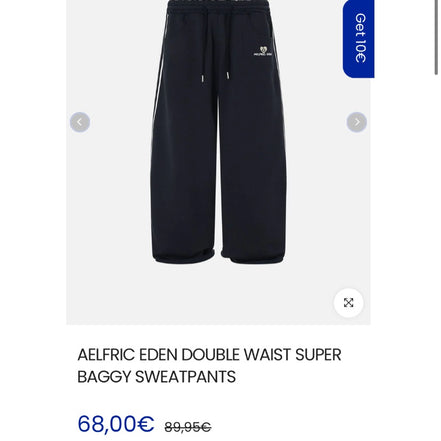 AELFRIC EDEN DOUBLE WAIST SUPER BAGGY SWEATPANTS