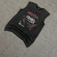 Whashed Lip Print TankTop