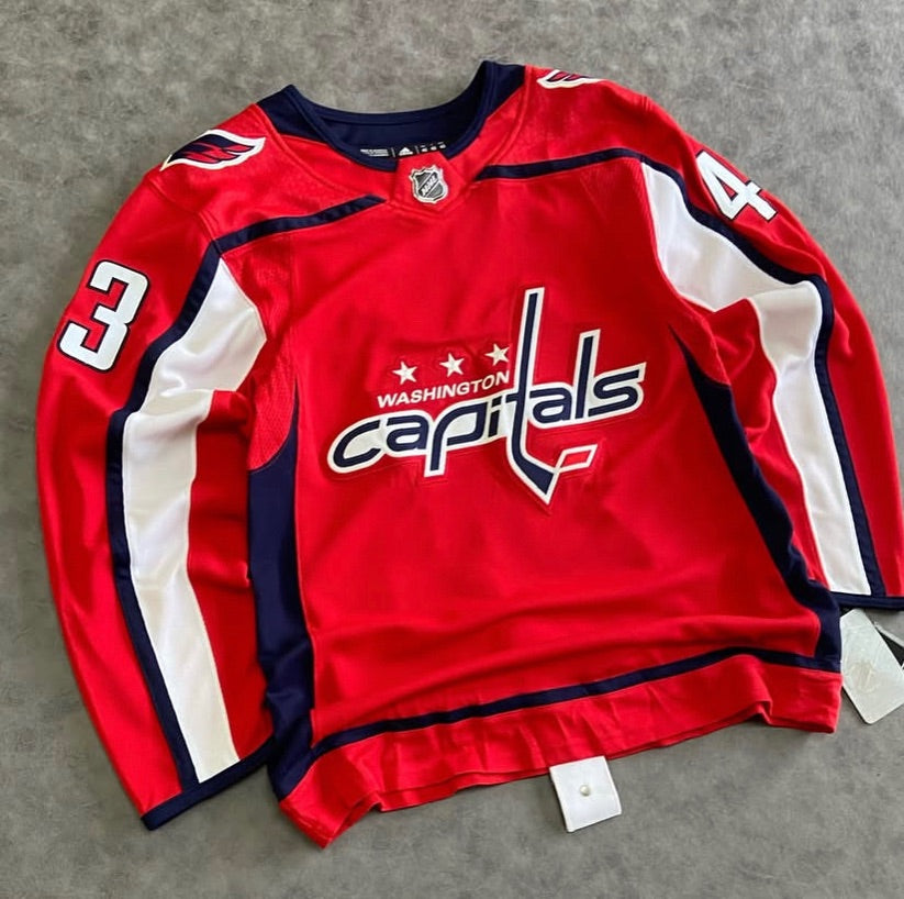 Washington Capitals Tom Wilson adidas Red Home Authentic Player Jersey
