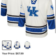 Kentucky Wildcats Colosseum Puck Proud Fashion Hockey Jersey