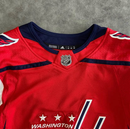 Washington Capitals Tom Wilson adidas Red Home Authentic Player Jersey