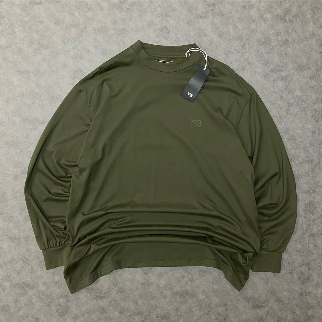 Adidas Y-3 MOCK Neck Long Sleeve Shirt