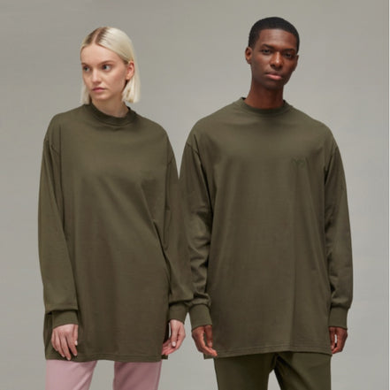 Adidas Y-3 MOCK Neck Long Sleeve Shirt