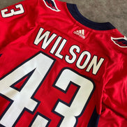 Washington Capitals Tom Wilson adidas Red Home Authentic Player Jersey