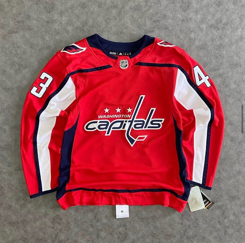 Washington Capitals Tom Wilson adidas Red Home Authentic Player Jersey