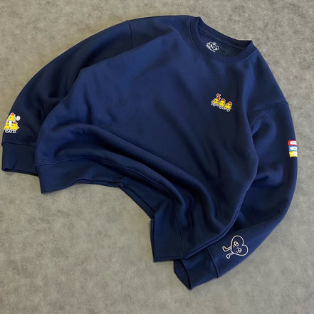 YUUJIN Embroidered Crewneck