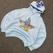 AELFRIC EDEN STAR FLORAL GRAPHIC HOODIE