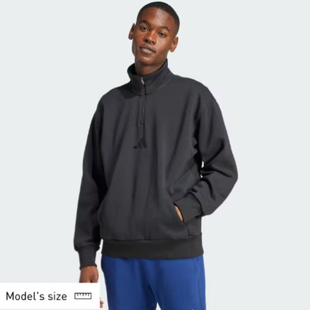 ALL SZN FLEECE 1/4-ZIP CREW SWEATSHIR