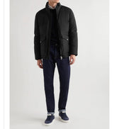 Brunello Cucinelli - Quilted Shell Hooded Down Jacket - Black
