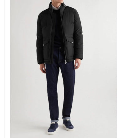 Brunello Cucinelli - Quilted Shell Hooded Down Jacket - Black