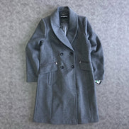 KARL LAGERFELD DOUBLE BREASTED OVERCOAT