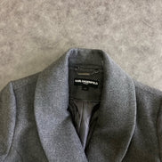 KARL LAGERFELD DOUBLE BREASTED OVERCOAT