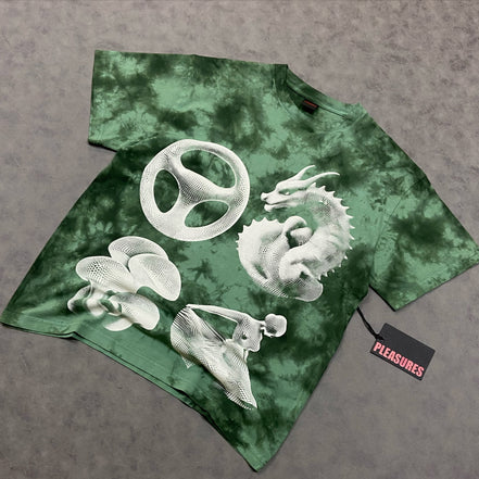 PLEASURES DISFUNCTION TEE ( GREENDYE)