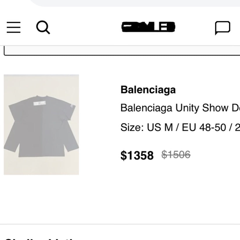 Balenciaga Unity Oakley 4-Sleeve T-shirt