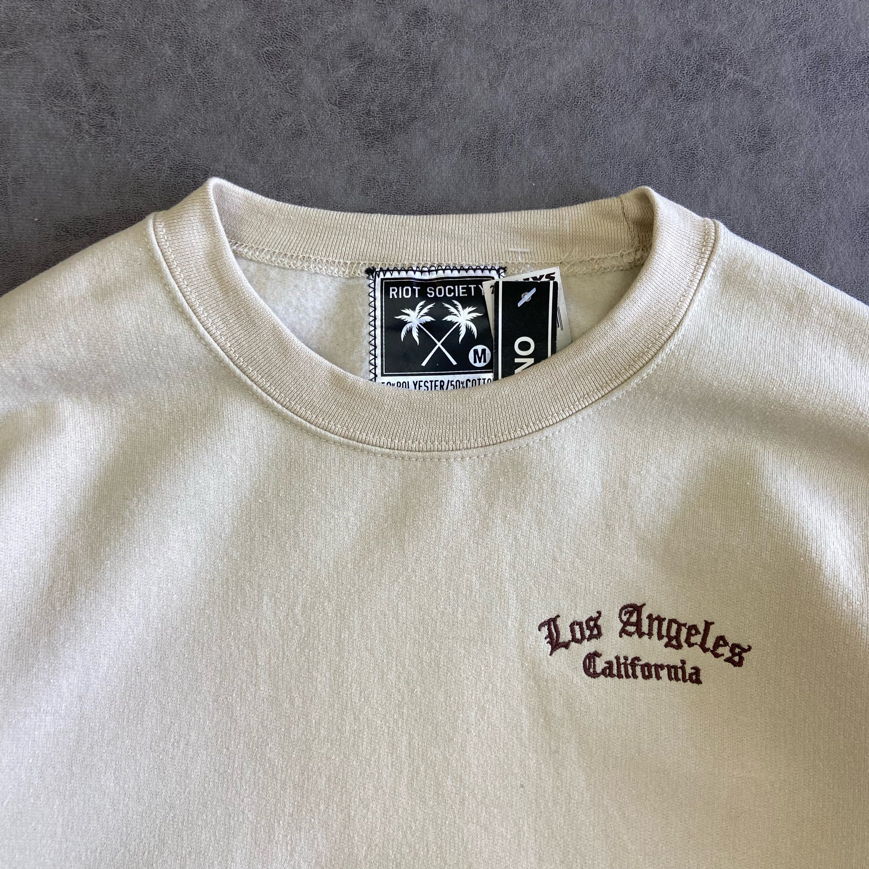 RIOT SOCIETY LA Embroidery Crewneck