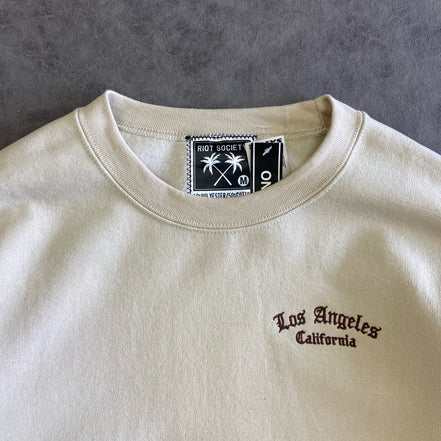 RIOT SOCIETY LA Embroidery Crewneck