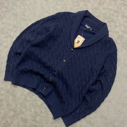 PJ PAUL JONES Strickjacke Herren Button Down Cardigan Mit Schalkragen