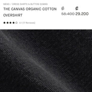 THE CANVAS ORGANIC COTTON OVERSHIRT