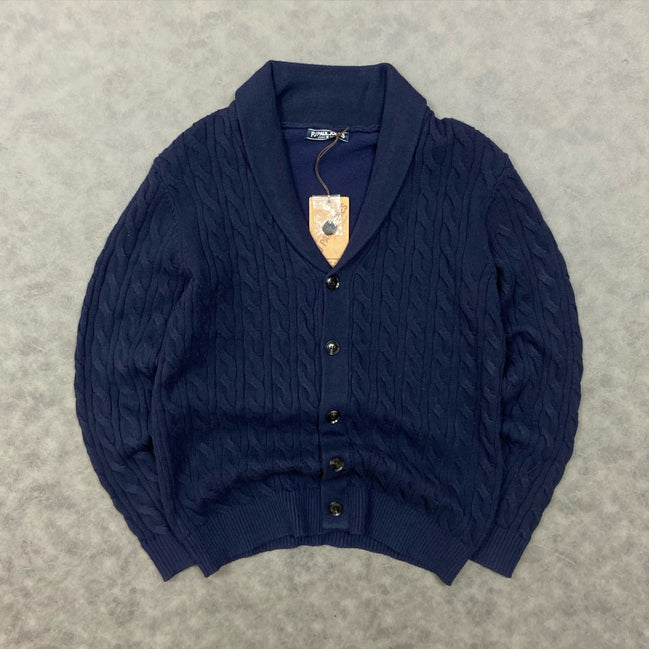 PJ PAUL JONES Strickjacke Herren Button Down Cardigan Mit Schalkragen