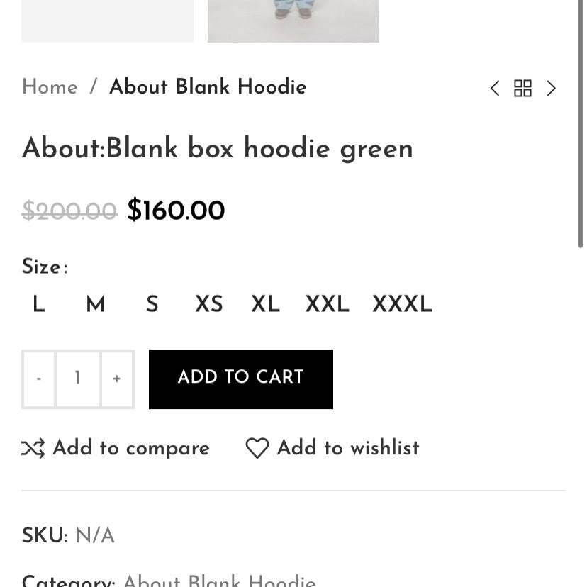 About:Blank Box Hoodie