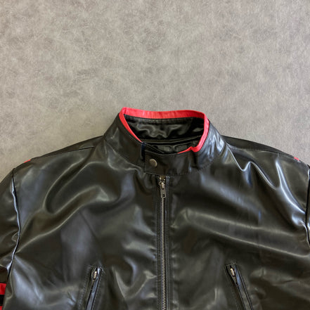 Wolf Verine Logan PU Faux Biker Jacket